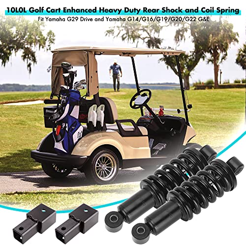 10L0L Golf Cart Enhanced Heavy Duty Rear Shock Absorber and Coil Spring Assembly Fit Yamaha G29 Drive and Yamaha G14/G16/G19/G20/G22 Gas & Electric, OEM # JR6-F2210-00, JN4-F2210-00-00 - Image 3