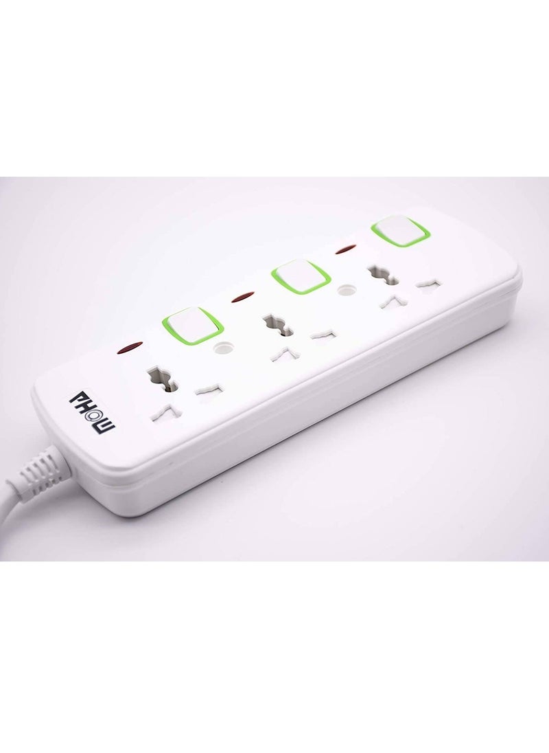 MOHA MOHA 3-Way Socket Power Extension With White 3meter  - Image 4