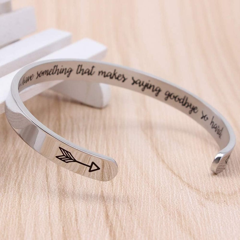 Btysun Bracelets for Women Mothers Day Bracelet Gifts from Daughter Inspirational Gifts for Women Graduation Gifts for Her Motivational Birthday Cuff Bangle Friendship Personalized Mantra Jewelry… - Image 4