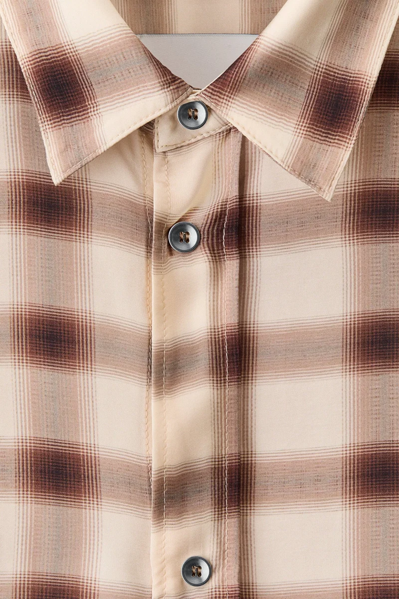 H&M  Slim Fit Cupro shirt for Men | Best Price UAE