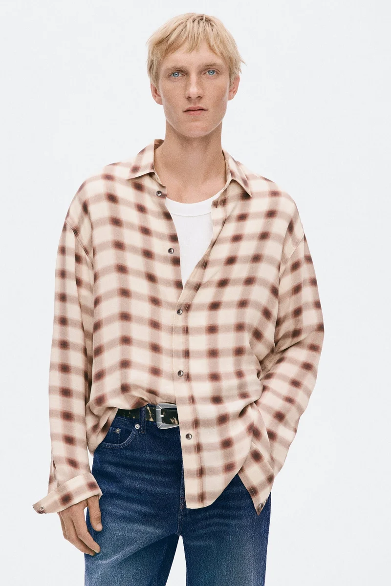 Slim Fit Cupro shirt