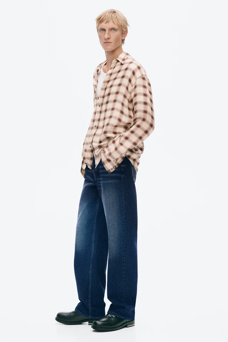 H&M  Slim Fit Cupro shirt for Men | Best Price UAE