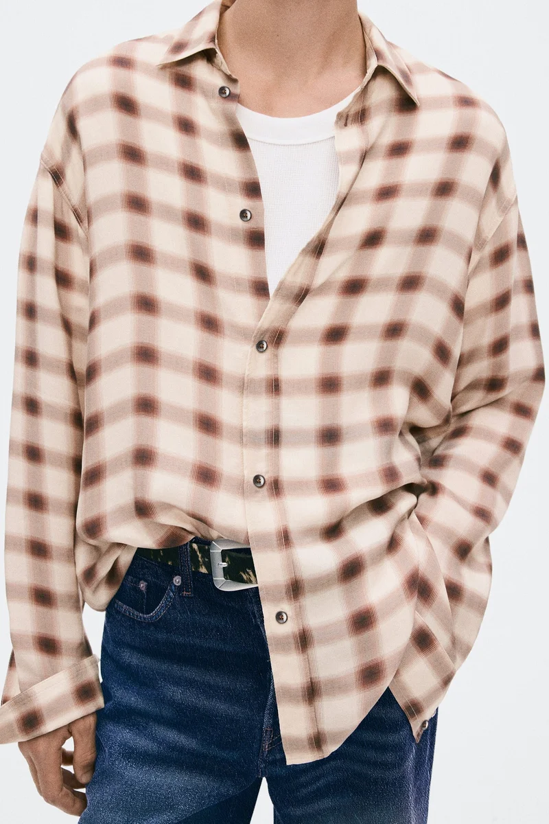 H&M  Slim Fit Cupro shirt for Men | Best Price UAE