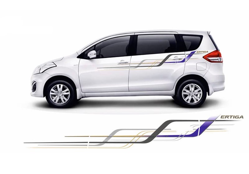 Automaze Car Side Decal Full Body Racing Sticker Graphics For Ertiga (Dream Graphics, Both Sides, 0467) - Image 5