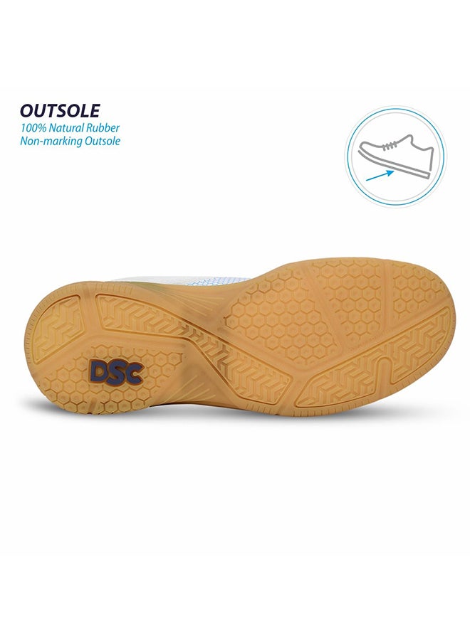 DSC Akido Badminton Shoes | 11UK / 12US / 45EU | For Mens & Boys | Material: Polyvinyl Chloride | Natural Crape Rubber Non Marking Outsole | Breathable Mesh  - Image 4