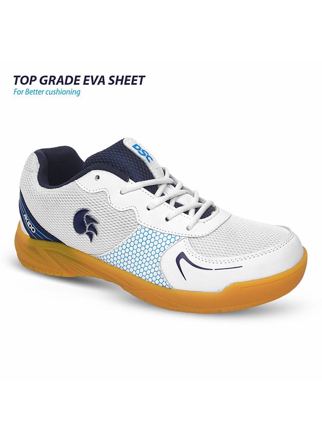 DSC Akido Badminton Shoes | 11UK / 12US / 45EU | For Mens & Boys | Material: Polyvinyl Chloride | Natural Crape Rubber Non Marking Outsole | Breathable Mesh  - Image 5