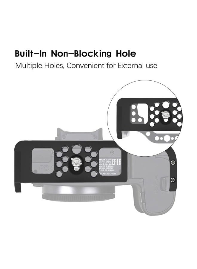 FUGASUN EOS R Camera Cage,EOS R Cage for Canon EOS R Camera Case Camera Rig Cold Shoe - Image 5