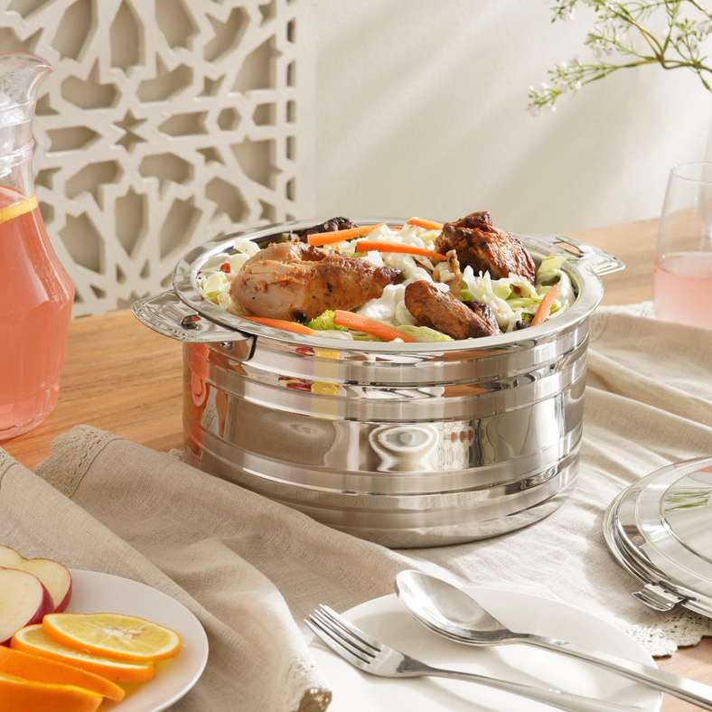 Pan Home 5L Chrome Hotpot for Cooking