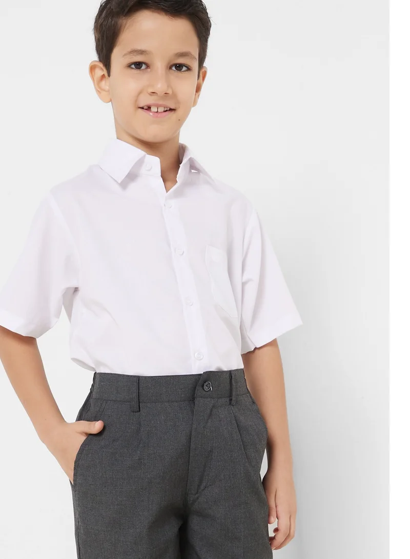 هيا كلوزيت Kids School Uniform Half Sleeve Shirt