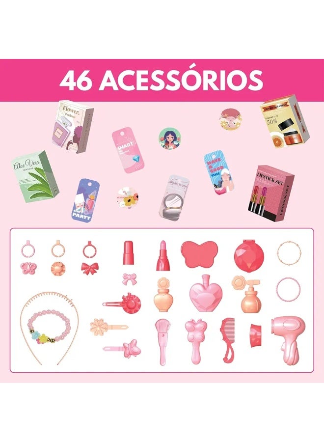 فاميلي طاولة تسريحه بناتي 46 قطعة  18-2975193 - Image 4