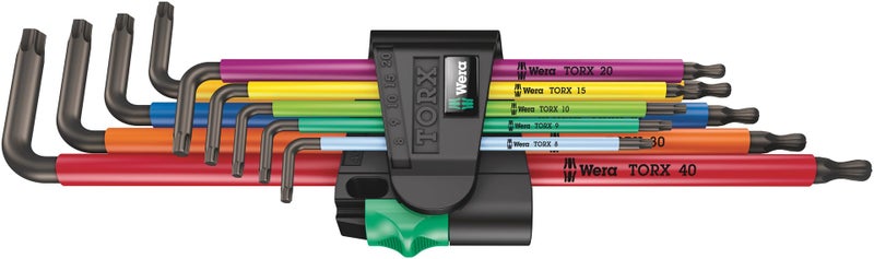 WERA 05024480001 9679 TX XL Multicolour 1 Multicolour LKey Set for TORX Screws Long 9 Pieces - Image 2