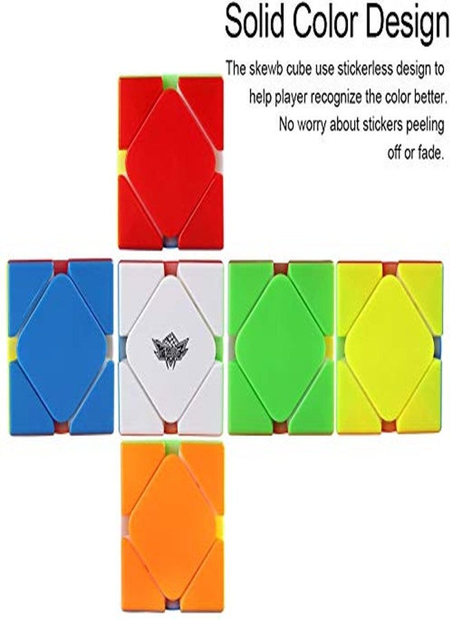 Authfort Qiyi Qicheng Skewb Speed Cube Stickerless Magic Cube Puzzle Toys for Kids (QiCheng Version) - Image 3