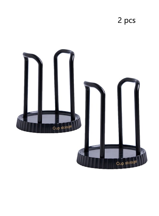 2 Pcs Paper Cup Holder Paper Cup Dispensers Disposable Paper Cup Storages Bathroom Cup Dispensers Countertop Coffee Cup Organizers Mouthwash Rinsing Cup Holders, Organizer Station for Coffee Milk Tea Shop Restaurant Office Bathroom  - Image 1