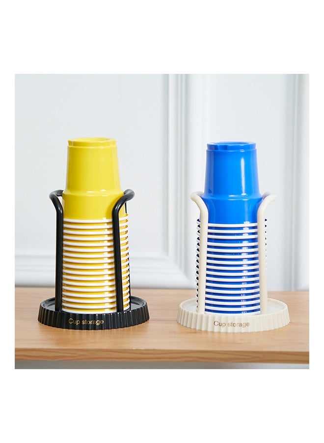 2 Pcs Paper Cup Holder Paper Cup Dispensers Disposable Paper Cup Storages Bathroom Cup Dispensers Countertop Coffee Cup Organizers Mouthwash Rinsing Cup Holders, Organizer Station for Coffee Milk Tea Shop Restaurant Office Bathroom  - Image 2