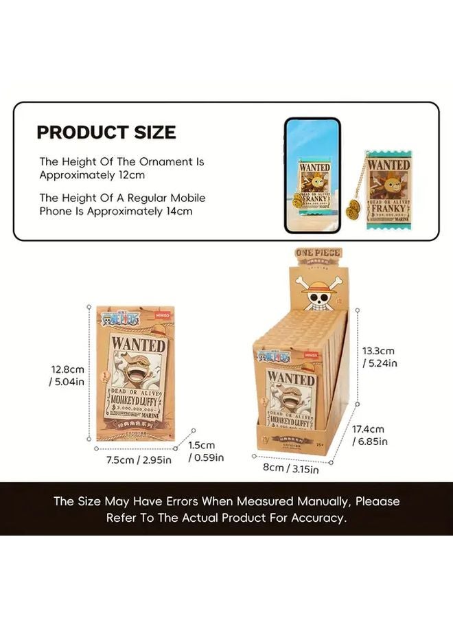 One Piece Pirate King Series Acrylic Bounty Notice Ticket Stub Keychain Mystery Box - Image 5