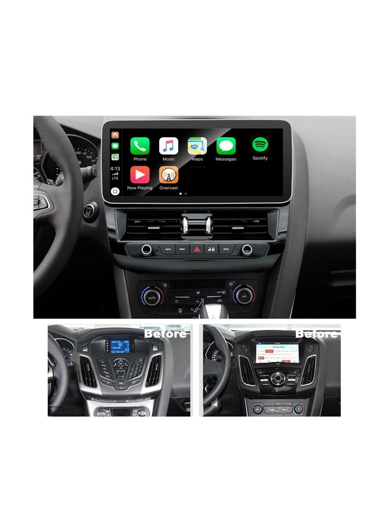 Raymos 12.3 inch Android GPS Naviagation Screen Support for Ford Focus 2012–2015  with  Apple Carplay Android Auto with Fast Interface Including 4G WiFi USB QLED ( 1280x720 ) - Image 3