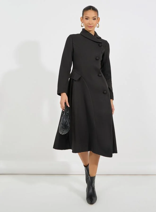 Styli Asymmetrical A-Line Dress