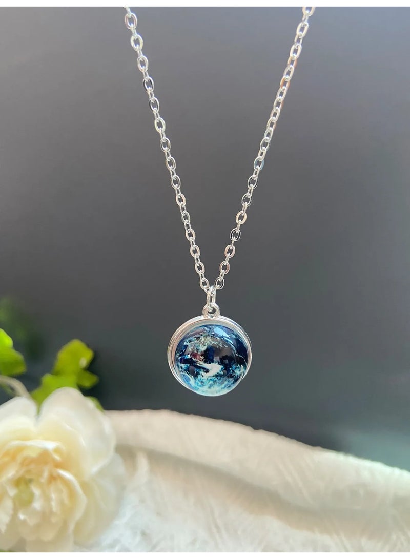 Car Accessory – Earth Globe Hanging Charm for Rearview Mirror, Necklace, Keychain, or Bag Decoration - Image 3