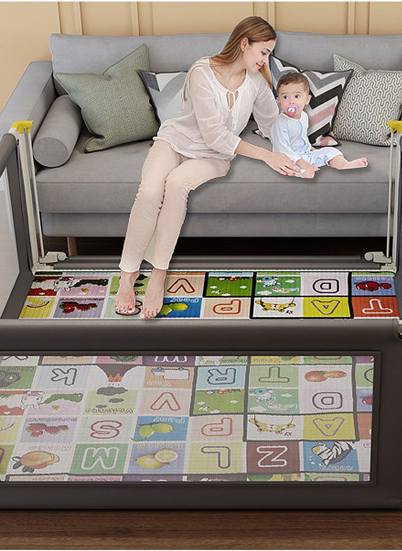 MaBaby Cross-Border Game Fence Guardrail Baby Baby Fall Children Crawling Mat Living Room Indoor Ground Toddler Fence  - Image 5