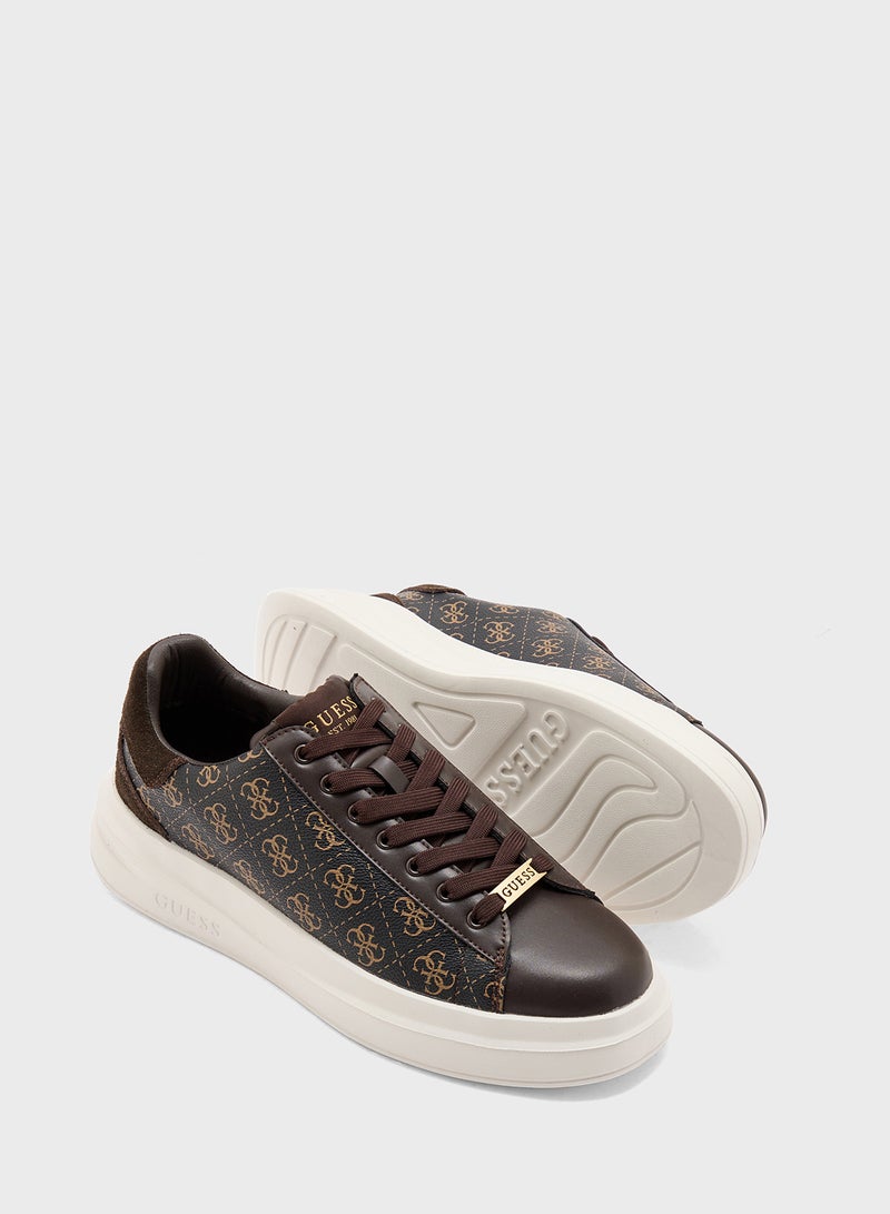 GUESS Elba Belluno Lace Up Low Top Sneakers  - Image 3