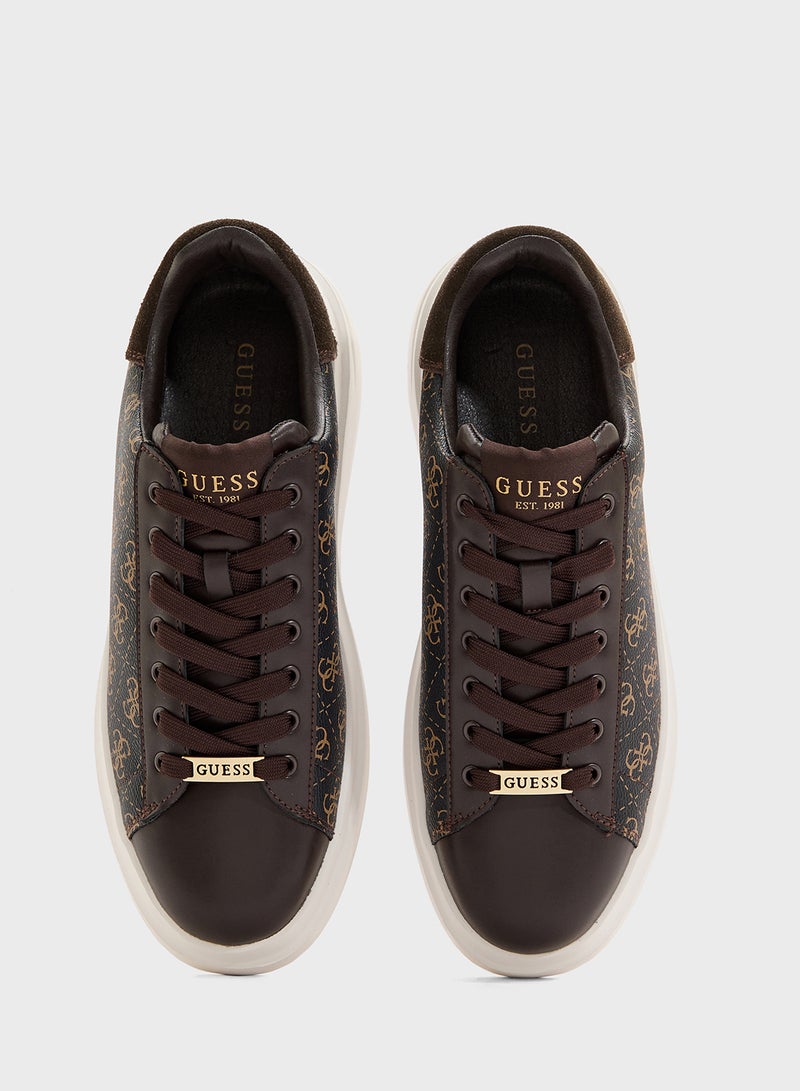 GUESS Elba Belluno Lace Up Low Top Sneakers  - Image 4