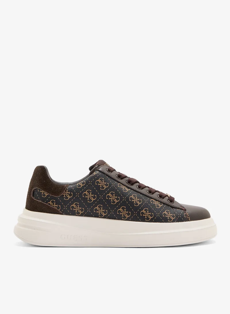 GUESS Elba Belluno Lace Up Low Top Sneakers