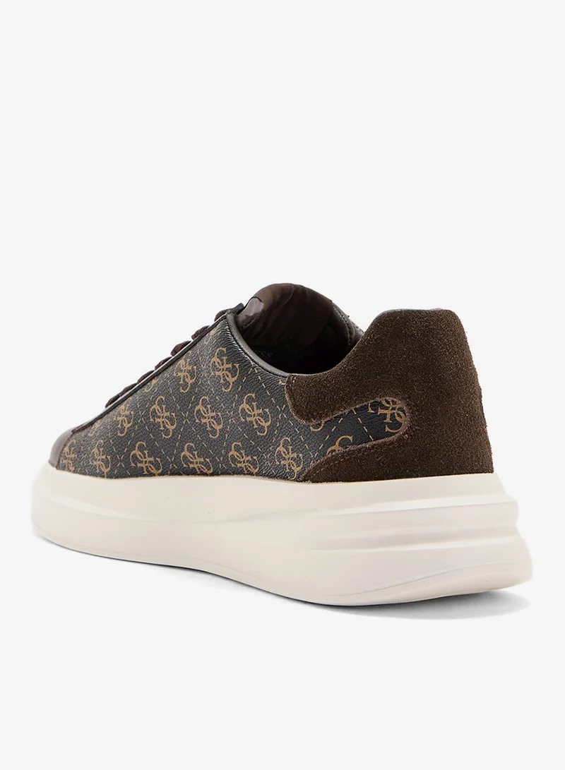 GUESS Elba Belluno Lace Up Low Top Sneakers