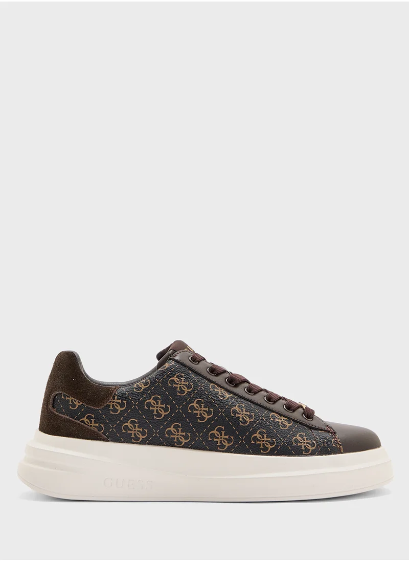 GUESS Elba Belluno Lace Up Low Top Sneakers
