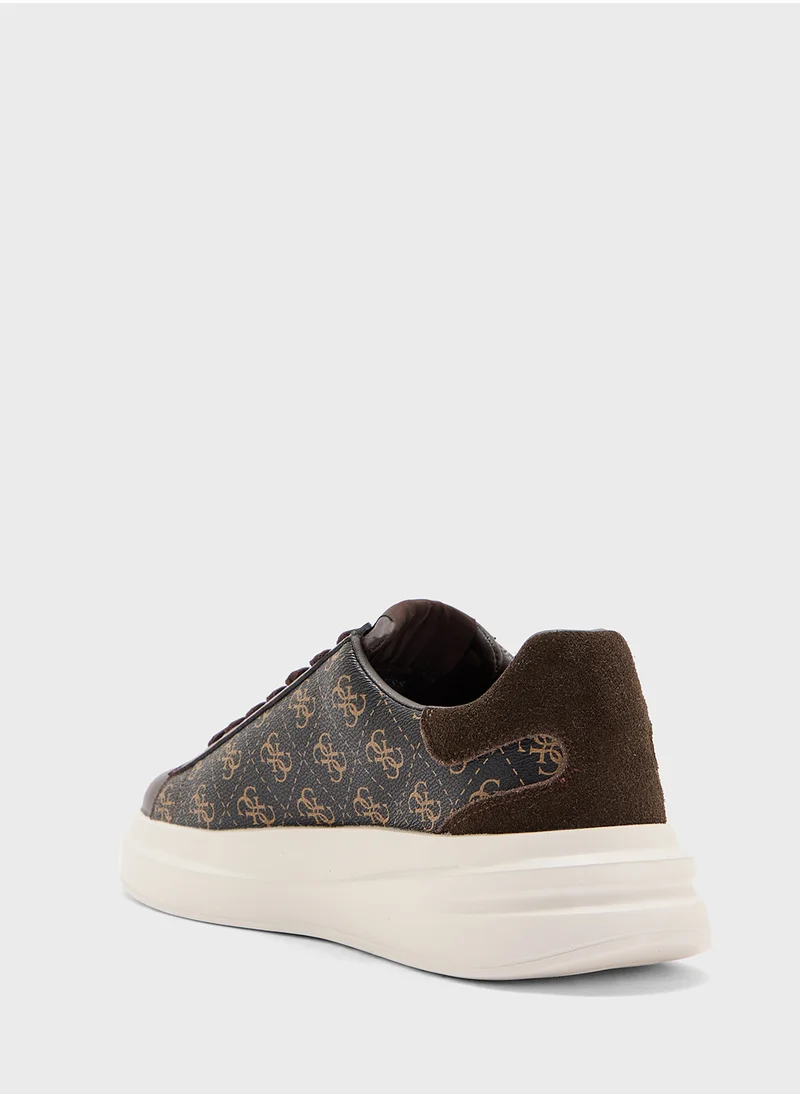 GUESS Elba Belluno Lace Up Low Top Sneakers
