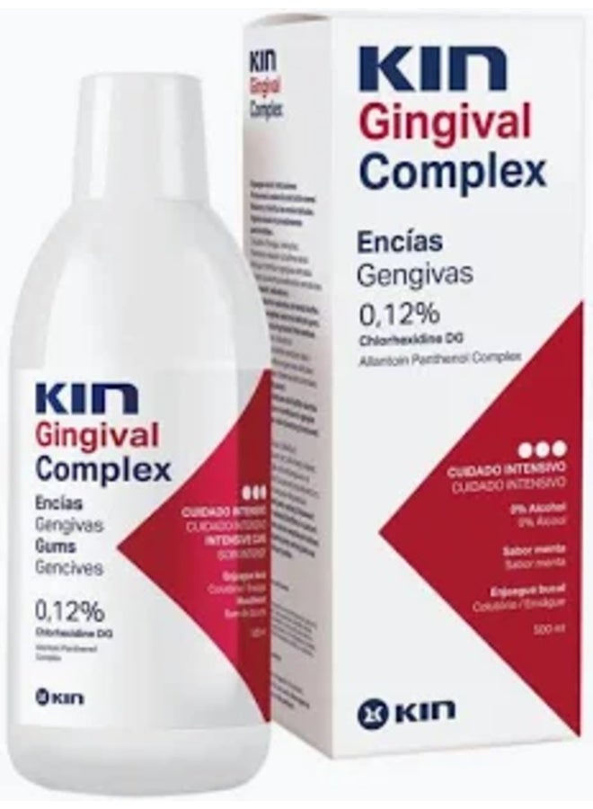KIN Gingival Complex Mouthwash with Chlorhexidine 0.12% for Intensive Gum Care - Image 1