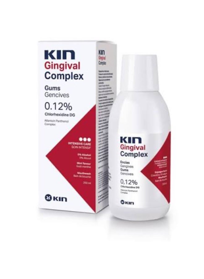 KIN Gingival Complex Mouthwash with Chlorhexidine 0.12% for Intensive Gum Care - Image 2