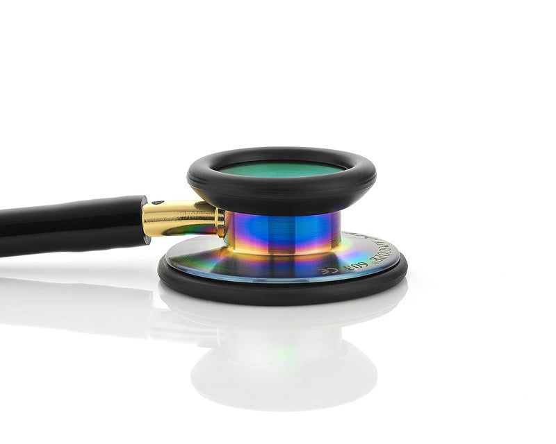 ADC Adscope 603 Clinician Stethoscope with Tunable AFD Technology, 31 inch Length, Iridescent Metallic Caribbean - Image 2