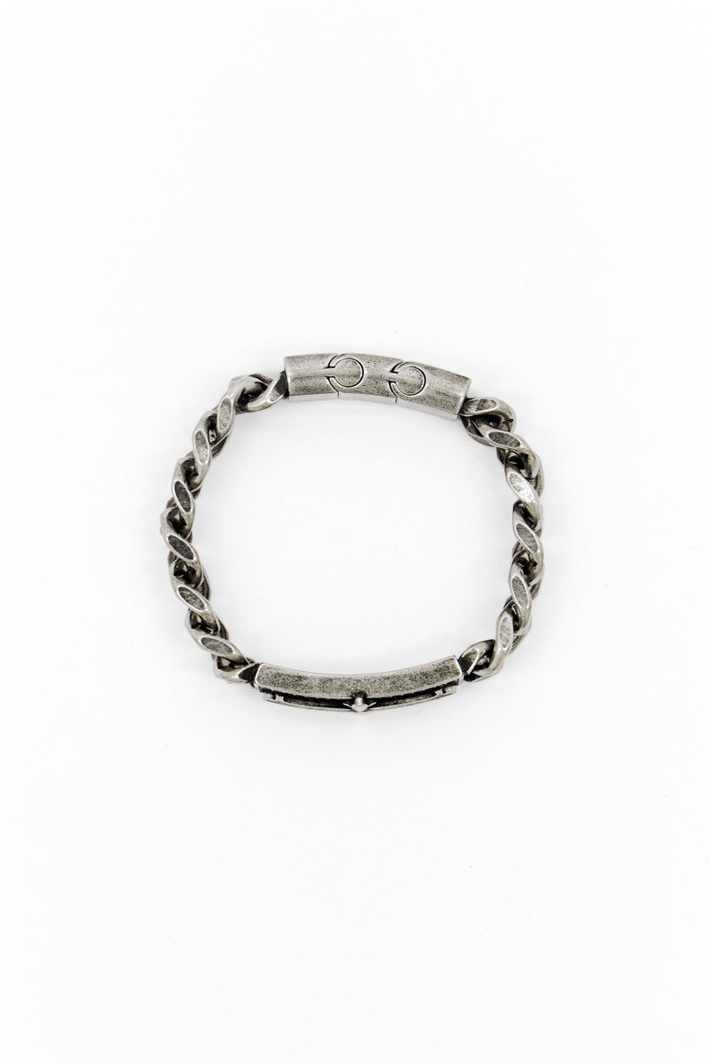 POLICE Men Vigor Antique Crystal Cross Bracelet, Silver  - Image 4
