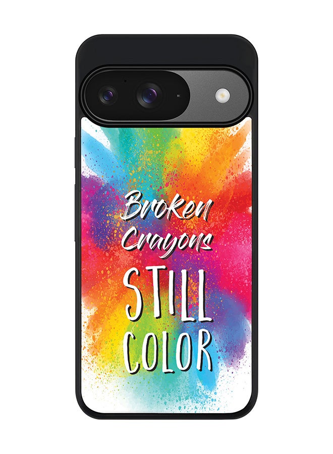 Stylizedd For Google Pixel 9 Case,Slim fit Camera Protection, Shockproof Thin Phone cover - Broken Colors - Image 1