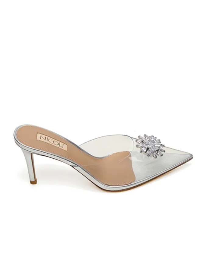 نيكولي Women's Luxury Embellished Pump Heel