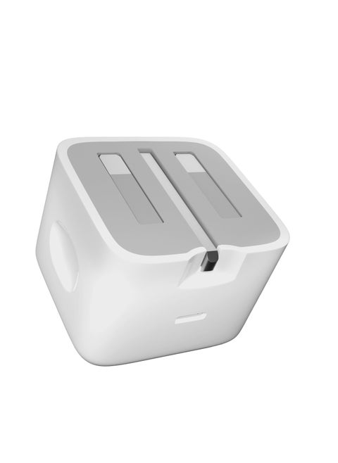 25W PD Power Adapter with GaN(Gallium Nitride) Chip, USB Type C Fast Charger Travel Adapter For iPhone 15/15 Pro/15 Pro Max/15 Plus/14/13/12, Samsung, OnePlus- White