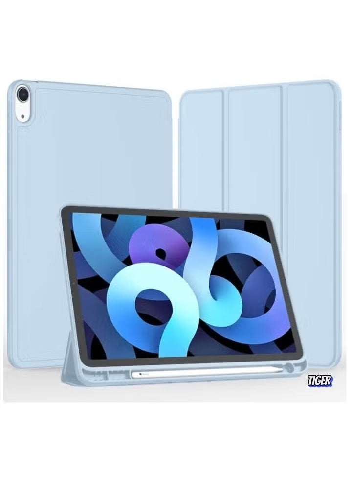 Gravity iPad Air 11 Inch Case M2 (2024) | Compatible with iPad Air 5th/4th Gen (2022/2020) 10.9 Inch | Trifold Stand Smart Cover with Pencil Holder | Auto Sleep/Wake | Slim & Lightweight Protective Case – Sky Blue - Image 4