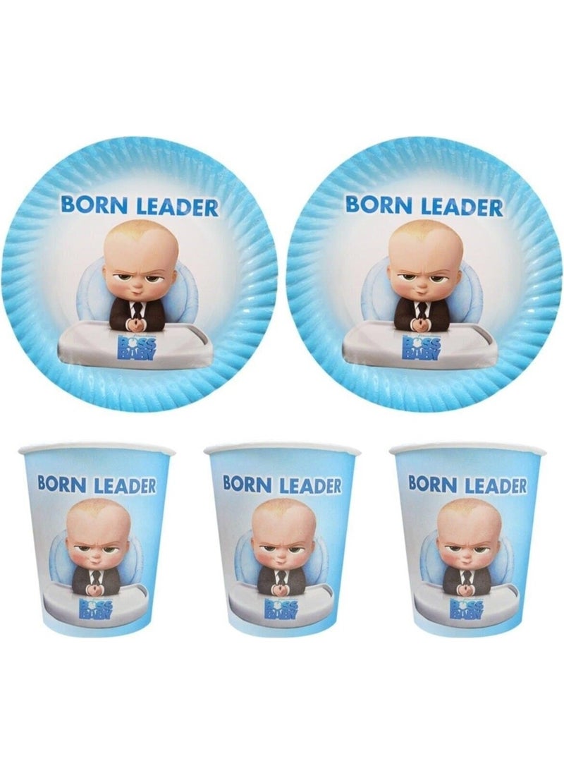 My Party Ready Boss Baby Concept Plate Cup Set 