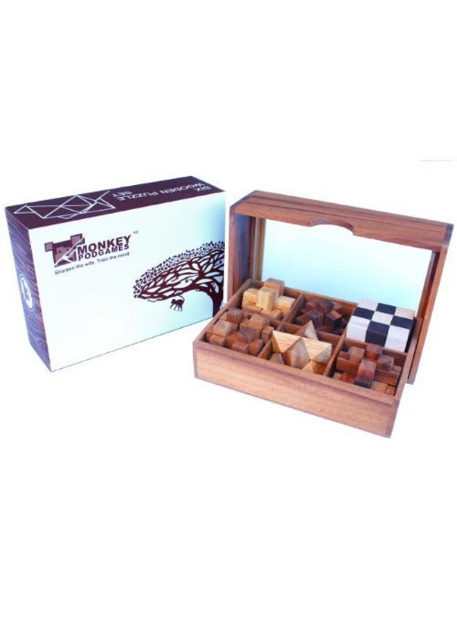 Monkey Pod Games Six Puzzle Gift Set - Image 2