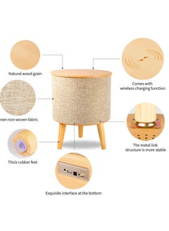 Nourest Nourest 4 in 1 Side Table with inbuilt Bluetooth speaker 70W  - Image 2