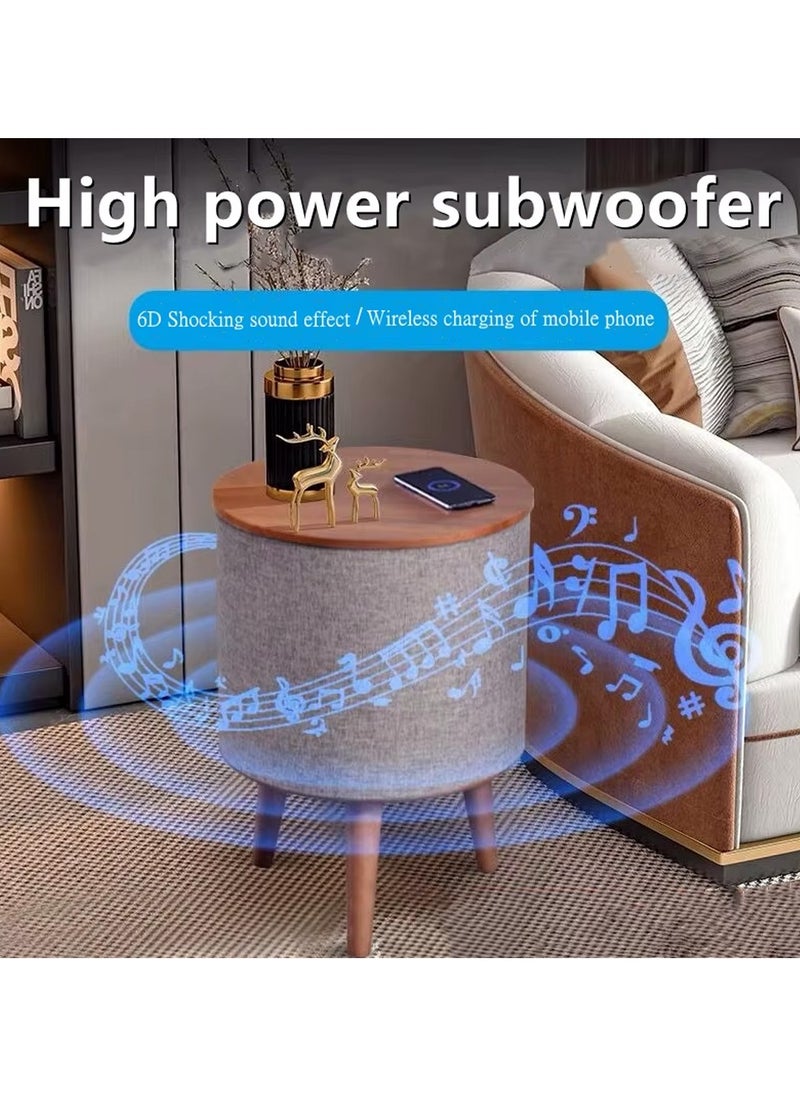 Nourest - Nourest 4 in 1 Side Table with inbuilt Bluetooth speaker 70W - Image 1