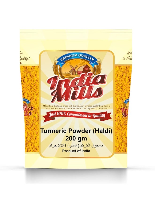 India Mills INDIA MILLS Turmeric Powder (Haldi), 200 Gm 