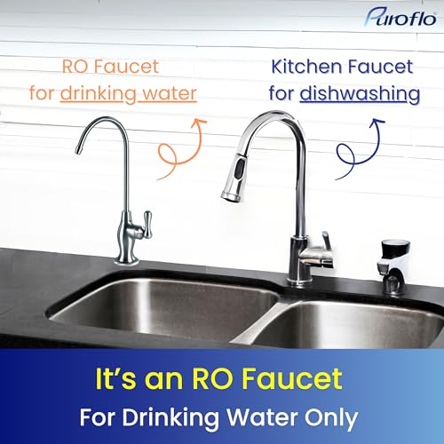 PUROFLO Chrome Reverse Osmosis Faucet, NSF Certified, Non‑Air Gap for Under Sink Water Filtration System, RO System Drinking Water Faucet, FLR-575CP - Image 3