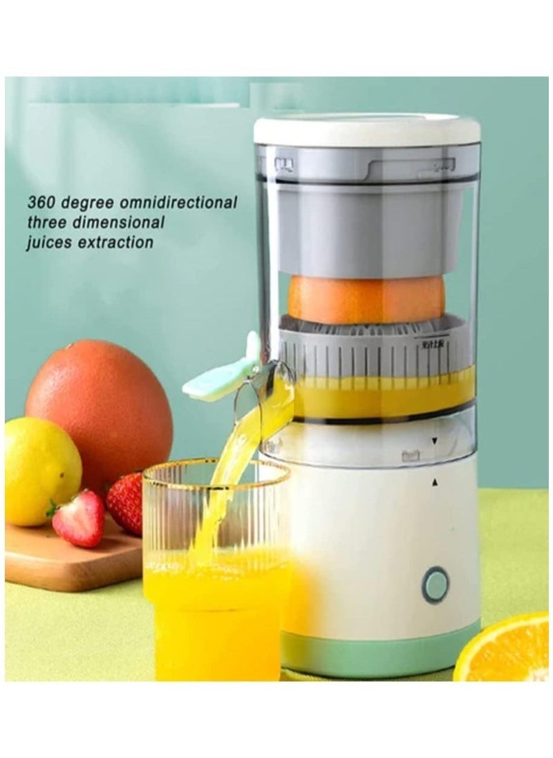 Electric Citrus Juicer, Portable Rechargeable Powerful Electric Juicer Cordless Fruit Juicer, Multifunctional 1-Button Easy Press Lemon Orange Squeezer Machine for Home & Travel Blender - Image 3