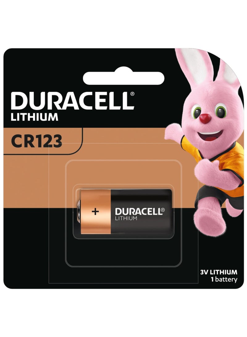دوراسيل 1-Piece Duracell CR123 Lithium 3V Battery - Image 1