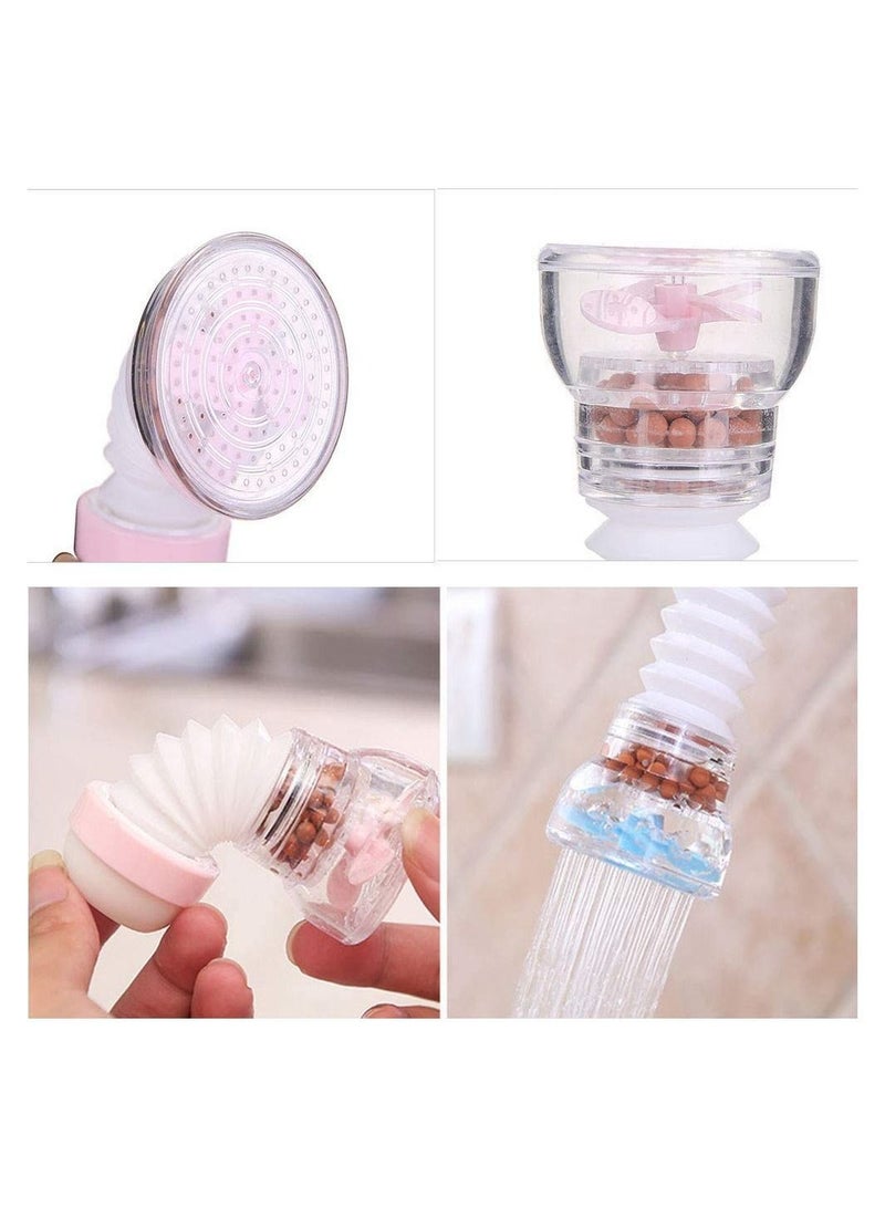 Y&D KASTWAVE 3 Pcs Rotating Faucet, Kitchen Water Filter Splash Tap Spray Saver Telescopic Water-Saving Nozzle Faucet No-Cracking No-Leakage - Image 4