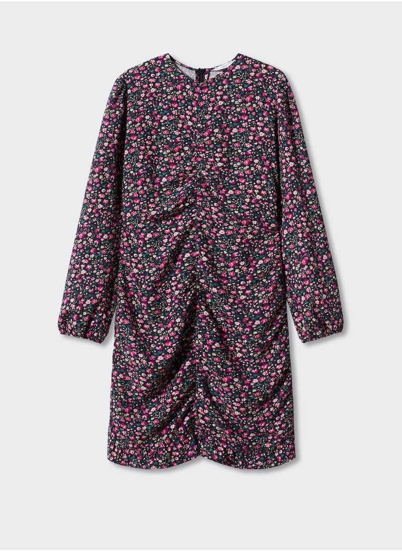 MANGO - Youth Floral Print Dress - Image 1