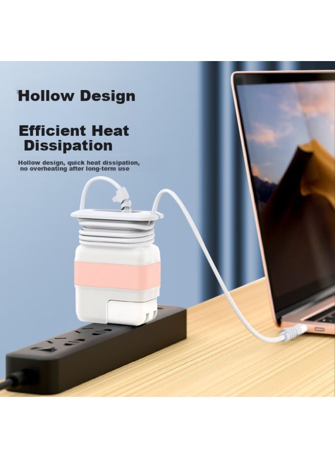 Mryc Apple Computer Charger Protective Case, Macbook Air/pro Laptop Power Adapter Cover, Data Cable Storage Winder - Image 1