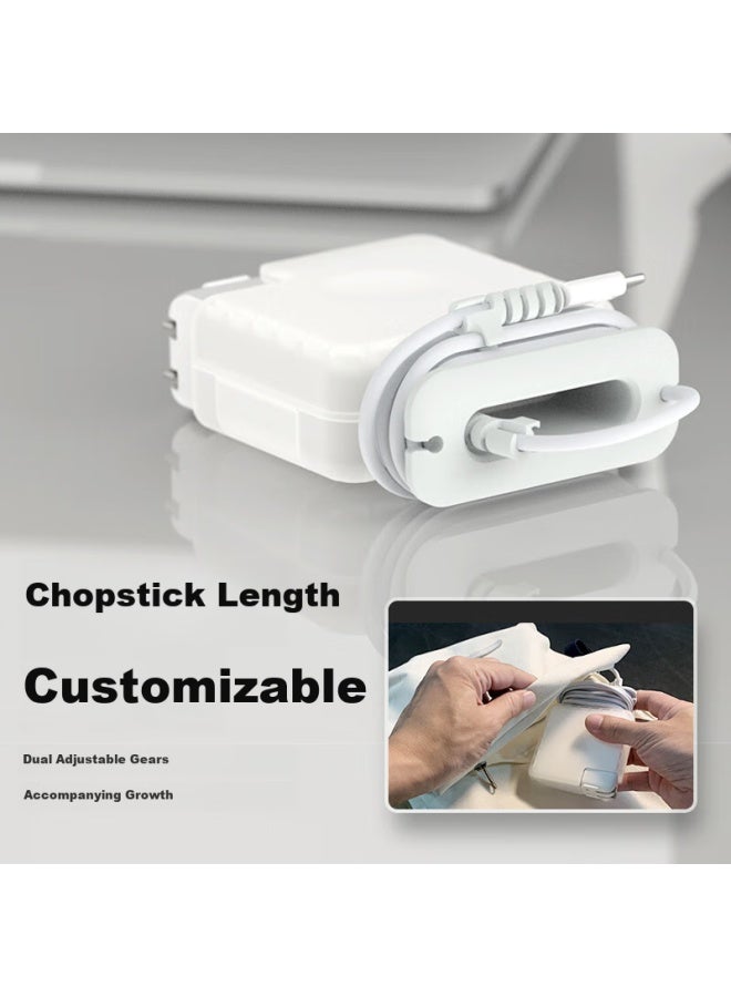 Mryc Apple Computer Charger Protective Case, Macbook Air/pro Laptop Power Adapter Cover, Data Cable Storage Winder - Image 2