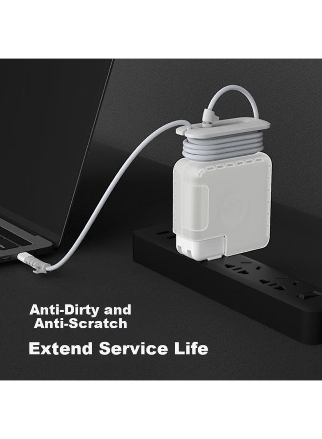 Mryc Apple Computer Charger Protective Case, Macbook Air/pro Laptop Power Adapter Cover, Data Cable Storage Winder - Image 4